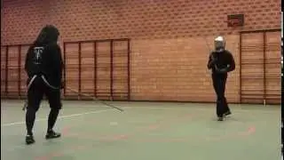 Longsword Sparring Devon Boorman vs Bert Gevaert