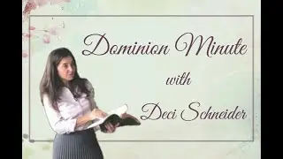 The Confidence Of Faith | Dominion Minute with Boris Schneider