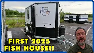 ALL NEW First 2025 Fish House! 2025 Ice Castle Fish Houses Ultimate Honey Hole