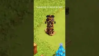 RACIST TESLA IN CLASH OF CLANS #shorts #live #coc