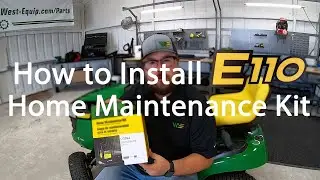 How to Service John Deere E110 | Change Oil, Air Filter, Fuel Filter and Spark Plug