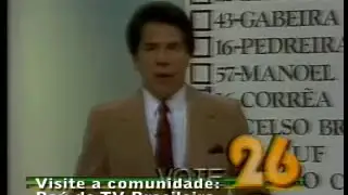 Silvio Santos Candidato a Presidente em 1989