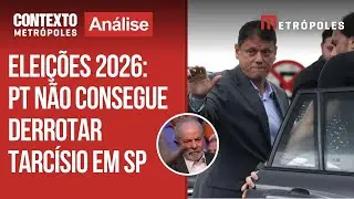 Eleições 2026: PT se desespera sem saber como enfrentar Tarcísio em SP