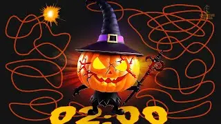 2 MINUTE Timer - PUMPKIN BOMB Classroom Countdown With Music 🎃​💣
