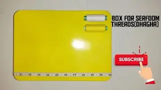 how to make box of serfdom thread| handmade photo frame|by K. pf&d
