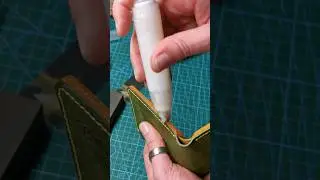 How to burnish leather edges in less than 5 minutes? Some leathercraft secrets shared.