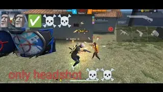 @Free fire game play@ only headshot ☠️☠️