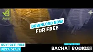 ENJOY BUY1 GET1 FREE PIZZA DEALS ONLY WITH BACHAT BOOKLET APP