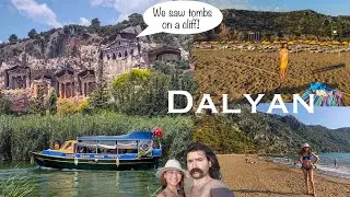 We Saw Tombs on a Cliff! | Exploring Dalyan in Muğla, T&uuml;rkiye | Kaunos Rock Tombs