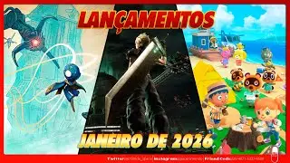 Lan&ccedil;amentos Janeiro: Nintendo Switch - 2025