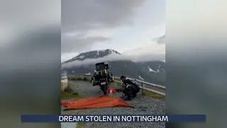 Man on 'dream' round-the-world trip has bike stolen while travelling in the UK (1) (India/UK/Global)
