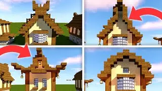 Minecraft | 10 EASY Roof Designs You Need To Know