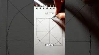 How to Draw a Perfect Circle ✨ #howtodraw