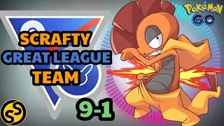 Boosted Scrafty is UNSTOPPABLE in Great League Season 11 Go Battle League Pokemon Go