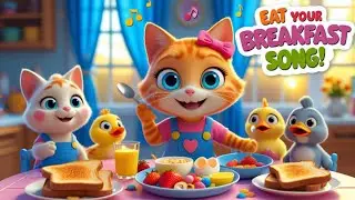 Eat Your Breakfast Song 🍓🥣 | Little Kitty Morning Song by TBC Animation Studio