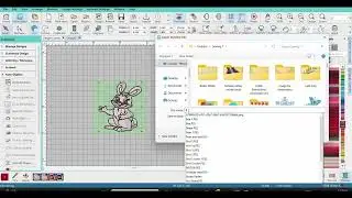 Rabbit embroidery BY HATCH 3