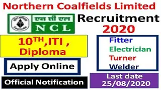 NCL Technician recruitment 2020 | NCL vacancy 2020  | NCL Assistant Foreman recruitment 2020