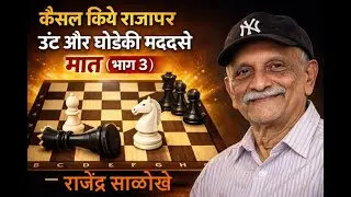 Chess Hindi :Mating castled king part 3, Bishop and Knight
