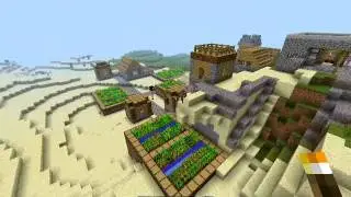 Minecraft 1.0.0 Seed | Big Double NPC Village