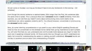 Advanced English - Speaking / Listening - Review: Lesson 1, 2 and 3