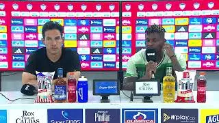 El DT Diego Arias y Dairon Asprilla, tras la derrota ante Junior #LigaBetPlayDimayor 2025-II del.FPC