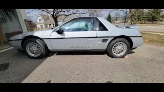 1988 Pontiac Fiero Formula 1 of 261 in Silver Metallic V6 5 Speed For Sale Walk Around