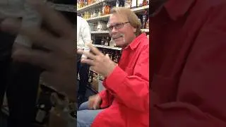 G Man gets a # at the Liquor Store