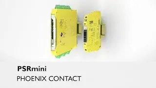 Slim design and high performance with the safety relay PSRmini by PHOENIX CONTACT