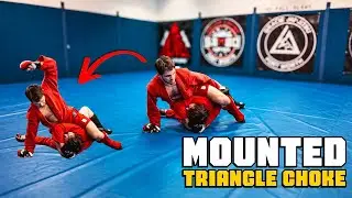 How to do a Mounted Triangle Choke (don't forget to GROUND and POUND!!)