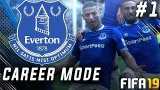FIFA 19 Everton Career Mode #1 - The Road To Premier League Glory Begins!!