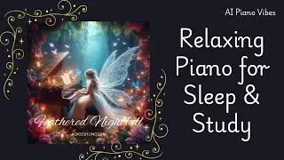 🌙 Feathered Nightfall | Relaxing AI Piano Music for Sleep, Study & Meditation