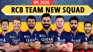 IPL 2026 | Royal Challengers Bengaluru New Squad & Players List | RCB Team Full Squad 2026