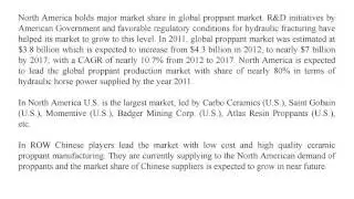 Global Proppant Market worth $7 billion by 2017