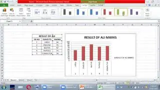 Presenting data graphically using MS Excel