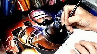 ROBOCOP poster - Timelapse - Mattos Artwork