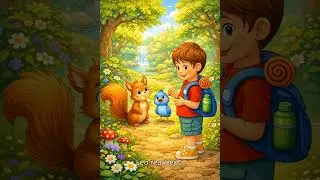 The Brave Little Explorer and the Talking Forest
