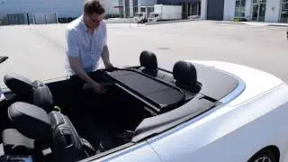Audi A5 convertible wind deflector install video for 2018 to 2024 years. Designed by Love The Drive