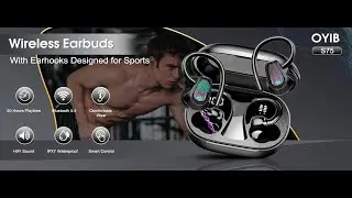 **Wireless Bluetooth 5.4 Sports Earbuds &ndash; 2025 Edition with Secure Ear Hooks & HD Sound** 🎧🔥