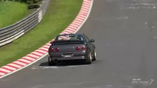 Gran Turismo 7 Music Replay - N&uuml;rburgring -  Nissan Skyline R32 - PS5 GT7