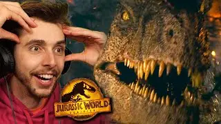 THE BIGGEST DINOSAUR EVER!!! : Jurassic World Dominion Trailer | Reaction + Analysis