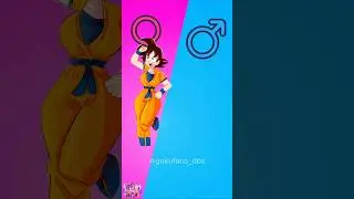 Gender Bender | Dbs Character in ♀️ Swap #shorts #dbs #goku #dragonball