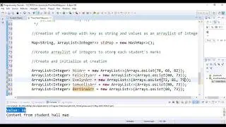 Programming with Java: HashMaps Part IV