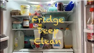 Refrigerator deep clean! Its time....