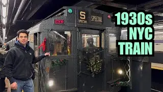 [4K] NYC Holiday Nostalgia Train 🎄 Full Ride on Vintage 1930s Subway | 96 St &rarr; 2 Av