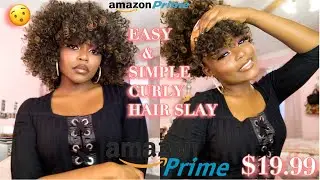 $19 AFFORDABLE CURLY AFRO WIG FROM AMAZON PRIME Ft ASI BEAUTY