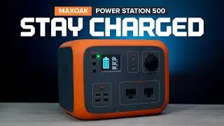 Emergency Backup - MAXOAK Power Station 500Wh Portable Power