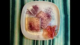 Dolce Vegano alla rosa - Vegan almond rose delight