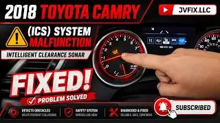 Как исправить и сбросить ошибку &laquo;Неисправность ICS, мигание индикатора&raquo; на Toyota Camry 2018 года...