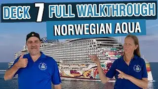 NCL Aqua First Look Public Deck 7 | Tall Man's Cruise Adventures