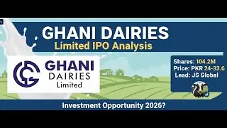 Ghani Dairies Limited IPO Analysis | 2026 Investment Opportunity?